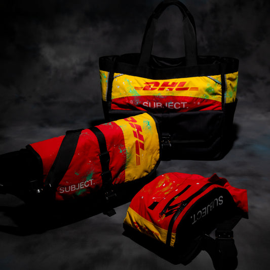 DHLのユニフォームが、バッグになるまで。